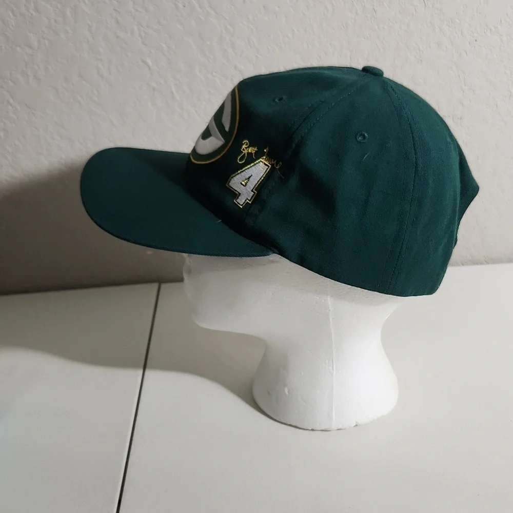 Vintage Green Bay Mens Hat Packers Brett Faeve 4 qb club has flaws see pics